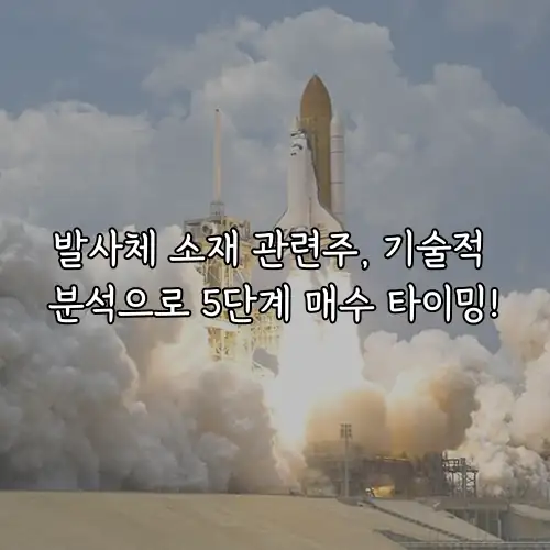 발사체 소재 관련주, 기술적 분석으로 5단계 매수 타이밍!